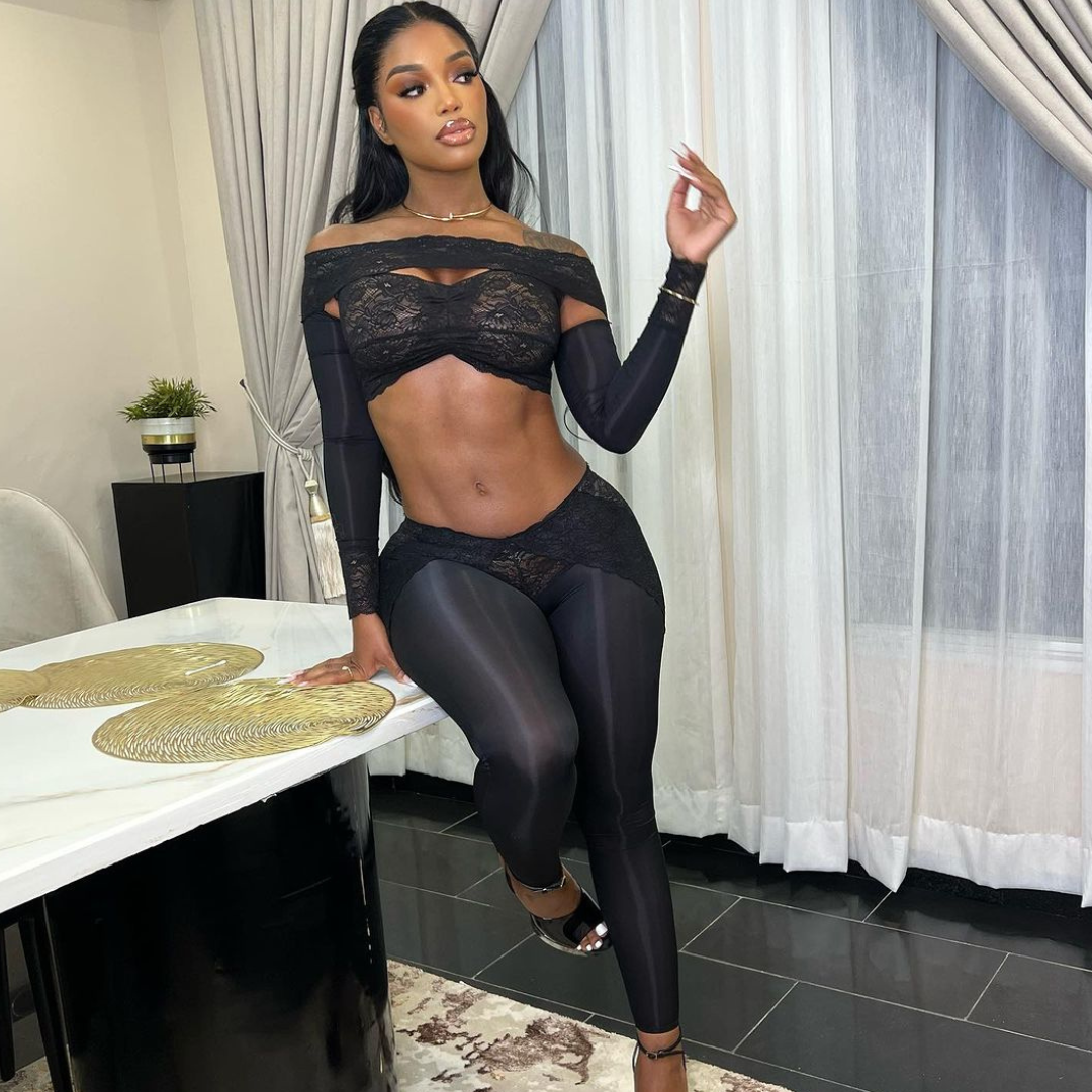 Lace Trousers Set