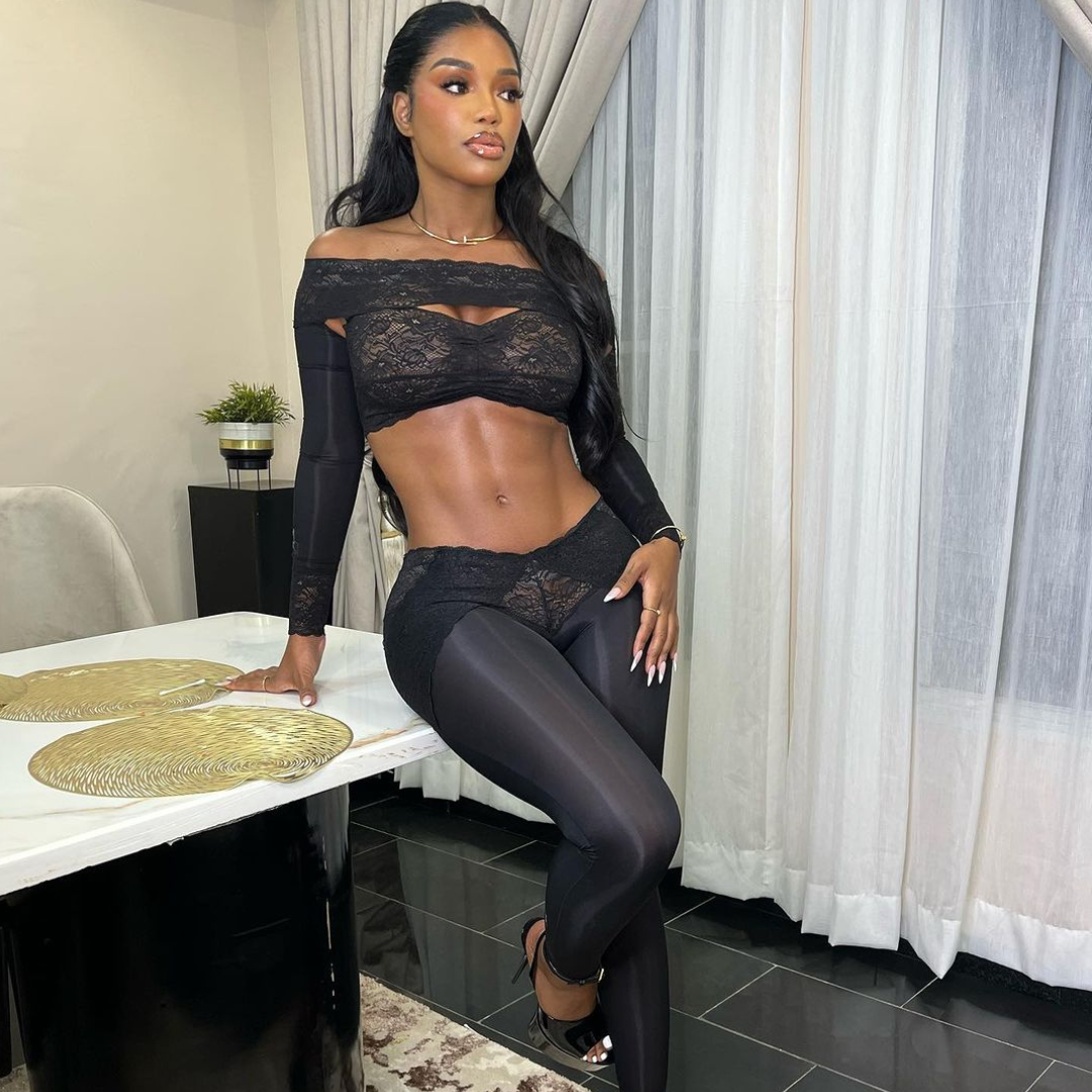 Lace Trousers Set