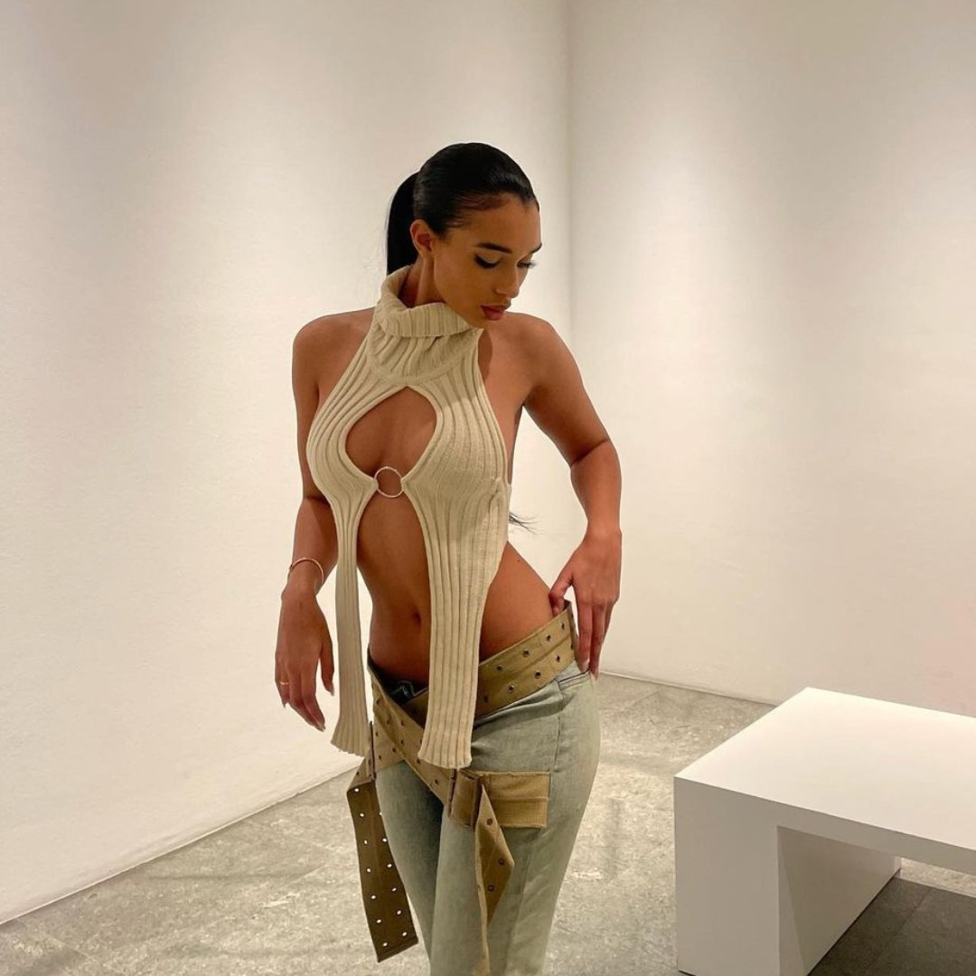 Nude Ring Top