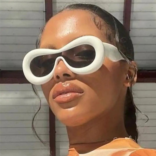 Inflated Sunglasses White