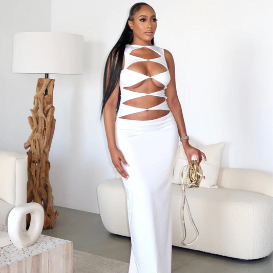 Line Me Up Maxi Dress