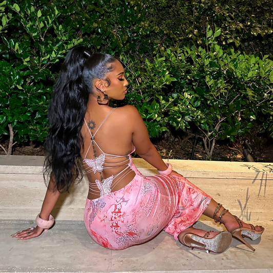 Butterfly Maxi Dress